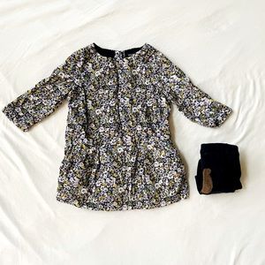 BabyGAP floral dress & tights (18-24 months)